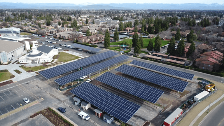 Commercial Solar Carports In California